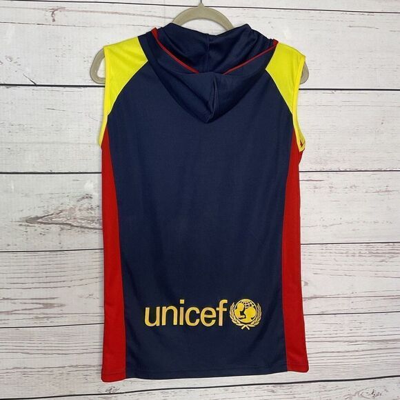 Nike Team FCB Barcelona Unicef Soccer Jersey Hooded Kids Size 2XL* - Picture 8 of 12